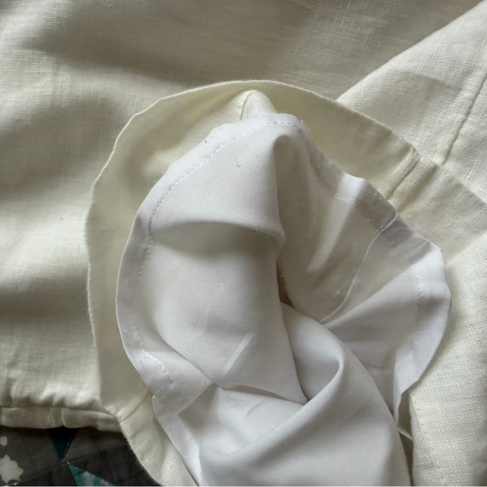 J. Crew Seaside Linen Pant White Small - Picture 4 of 7